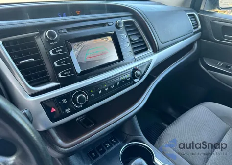 2017 Toyota Highlander Le from USA, damaged, VIN 5TDBZRFH9HS475719